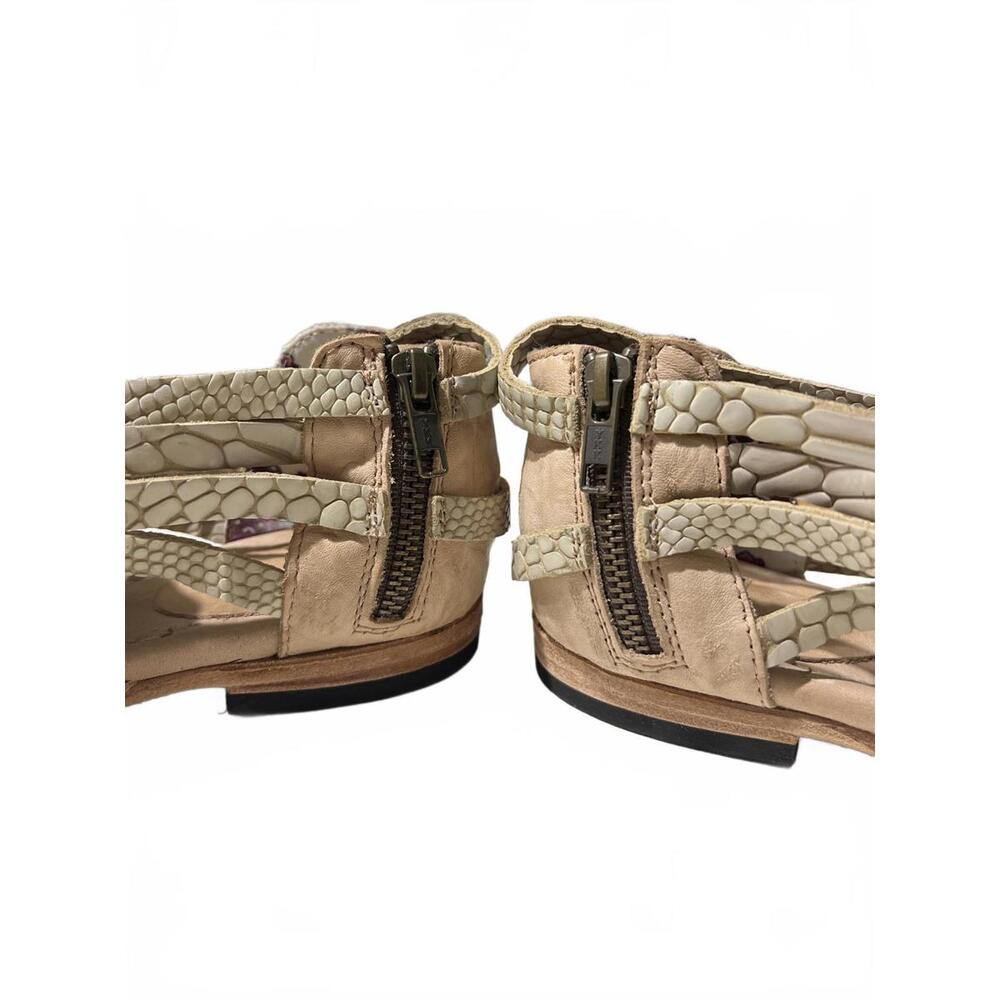 FREEBIRD By Steven Emory Leather Boots Flats 9 Rustic - Picture 10 of 12